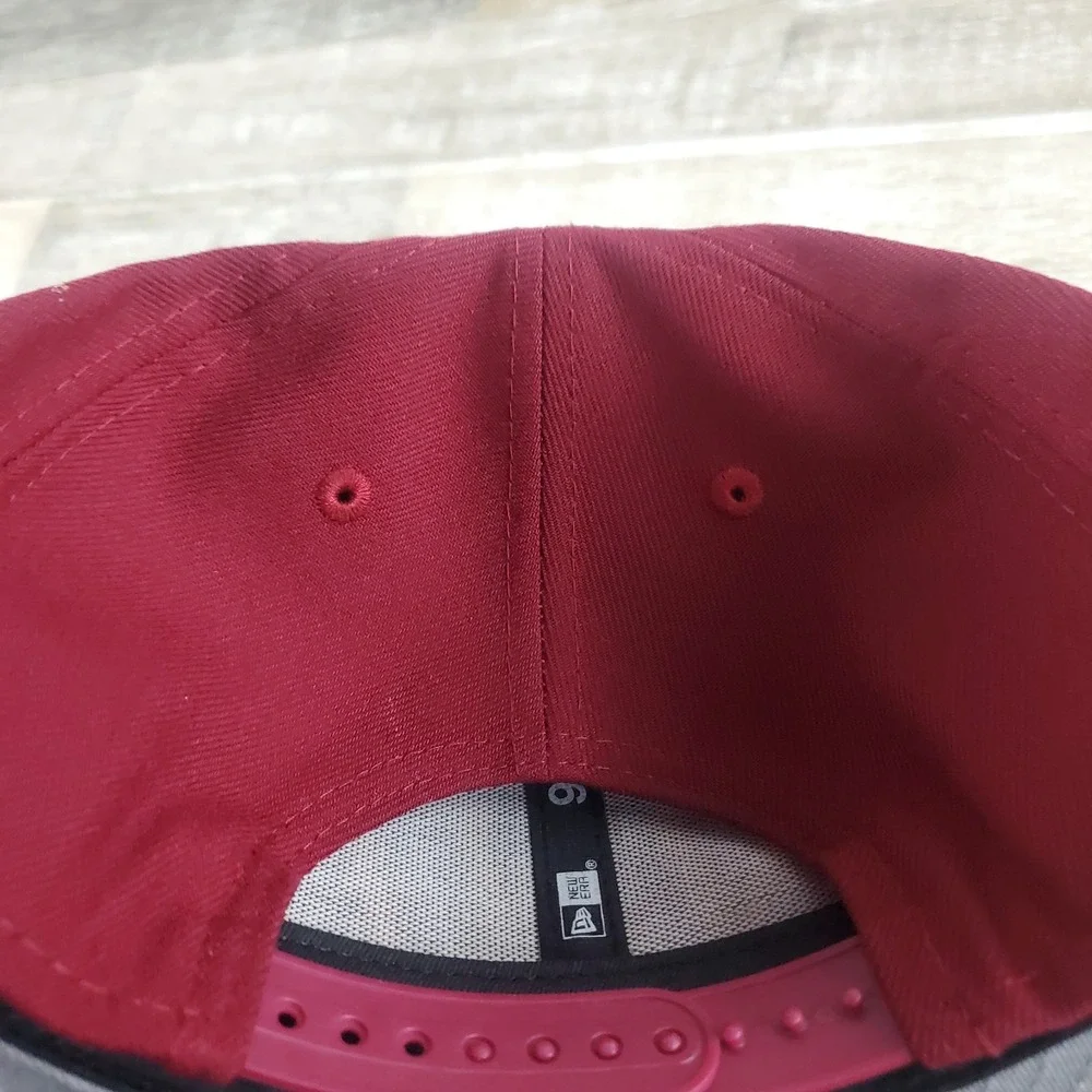 New Era 9FIFTY Hat One Size Burgundy Washington Commanders Football Snapback